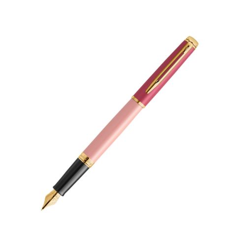 Писалка Waterman Hemisphere Pink GT, стоманено тяло, позлатен клип, черен 1