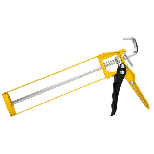 Пистолет за силикон Deli TOOLS  EDL2360, 9&quot;/230 мм, алумиий и стомана, жълт — Joya.bg 1