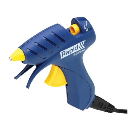 Пистолет за топло залепване RAPID EG Point D7, 10W, за лепило EVA на пръчки, D7 мм 1