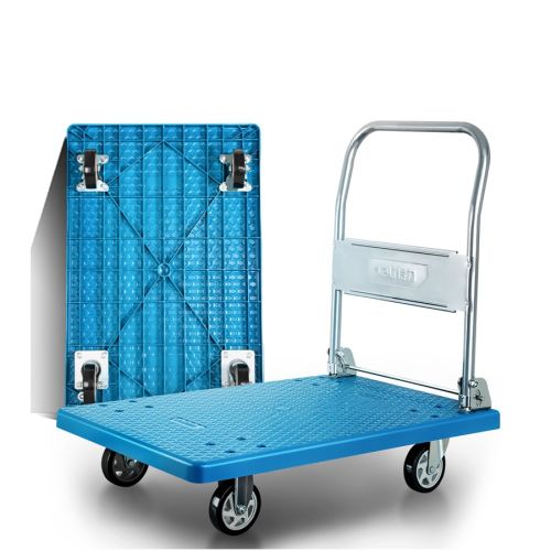 Платформена количка Deli TOOLS DL6112, PP основа, 58х87х90 см, до 300 кг — Joya.bg 1