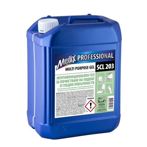 Почистващ препарат за под Medix Professional SCL203, гел, 5 л  — Joya.bg 1