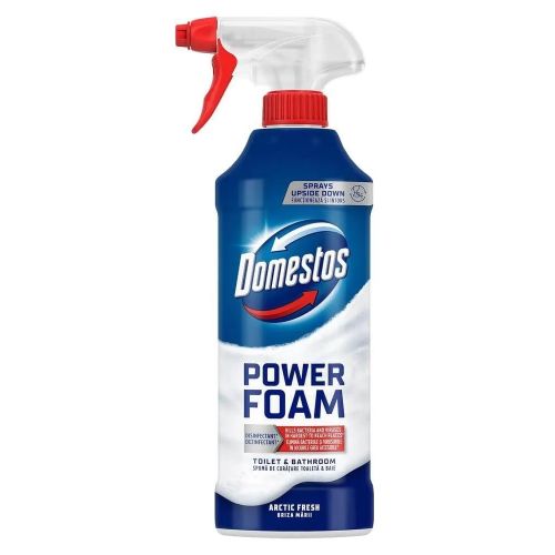 Почистваща пяна за баня и WC Domestos Power Foam Arctic Fresh , 435 мл 2