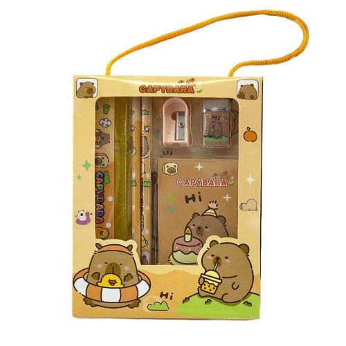 Подаръчен комплект Diakakis CAPYBARA The Littles 180х140, 5 части — Joya.bg