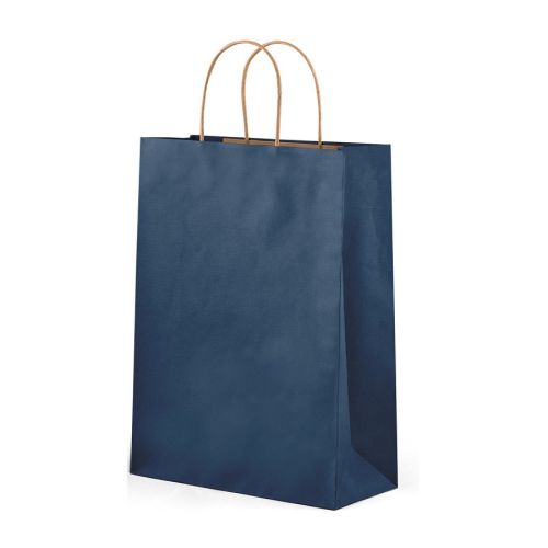 Подаръчна торбичка LASTVA Dona, еко хартия, 250x310x100 мм, синя — Joya.bg