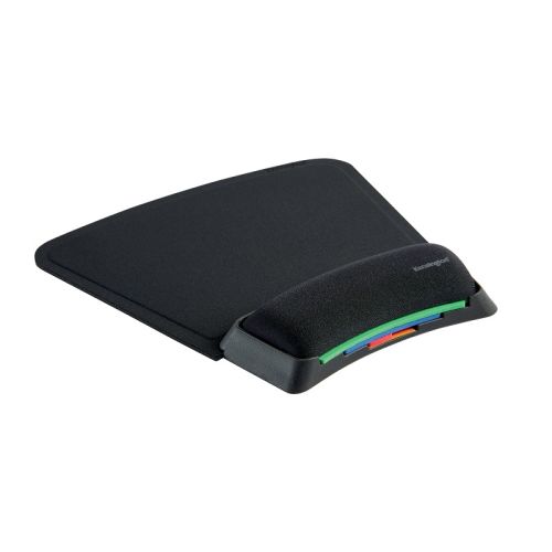 Подложка за мишка Kensington SmartFit, с гелова опора за китка, 230х180х25 мм, черна — Joya.bg 1