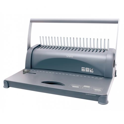 Подвързваща машина Deli Easy E3871, за пластмасови спирали, до 350 л. — Joya.bg 1