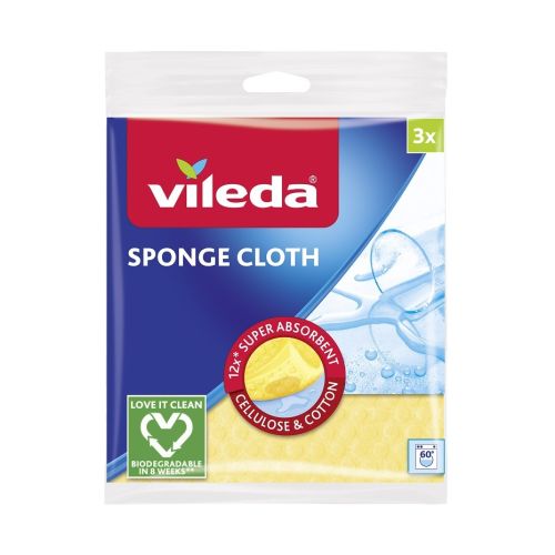 Попиваща кърпа VILEDA Sponge cloth, 3 бр. 1