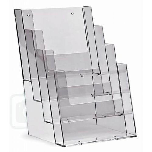 Поставка за брошури Taymar 4С160, 4хA5, 166x256x155 мм, настолна, 4 отделения — Joya.bg 1