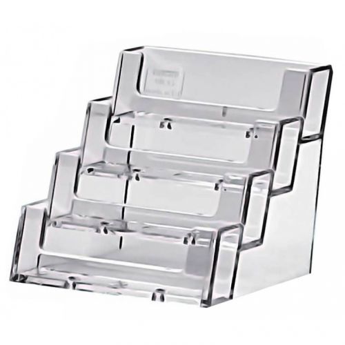 Поставка за визитки Taymar, 100x90х100 мм, 4 отделения, кристална — Joya.bg
