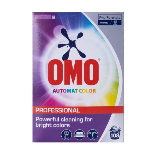 Прах за пране за цветни тъкани OMO Diversey, кутия 5.4 кг, 108 пранета 1