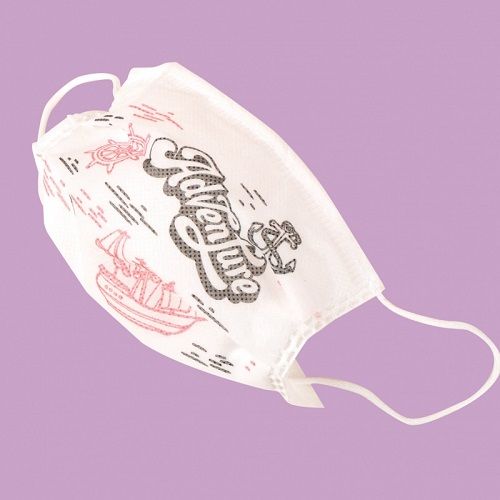 Предпазна маска детска, еднократна нетъкан текстил, трислойна, 12 броя в плик — Joya.bg 1