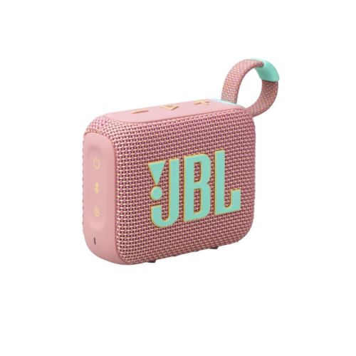 Преносима тонколонка JBL GO 4, водоустойчива, Bluetooth 5.3, USB-C, розова 1