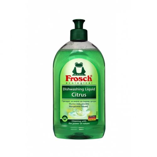 Препарат за съдове Frosch Citrus, 500 мл — Joya.bg