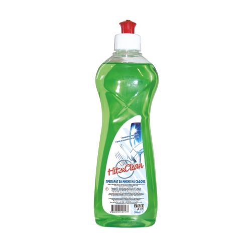 Препарат за съдове Hit&amp;Clean, аромат ябълка, 500 мл — Joya.bg