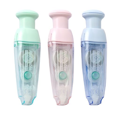 Презареждащ се коректор лента Deli EH363, с допълнителен пълнител, 5 мм х 6 м — Joya.bg 1