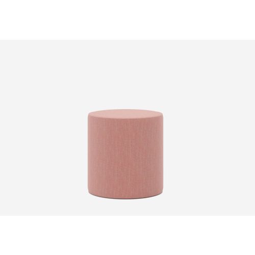Пуф за сядане Dotto Round, 420х420х420 мм, тапицерия дамаска Era(5) RX612, антично розово 1