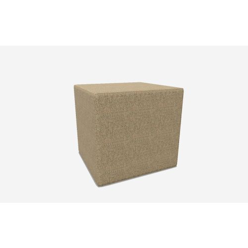 Пуф за сядане Dotto Square, 420х420х420 мм, тапицерия дамаска Moulin-Fr(3)MU38, бежова 1