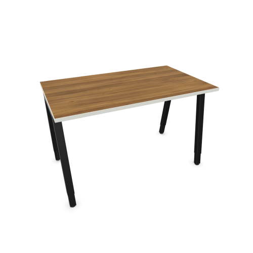Работно бюро CS5040 A-leg, черна рамка, 1200x700x740 мм, ПДЧ 25 мм, орех Дижон 1