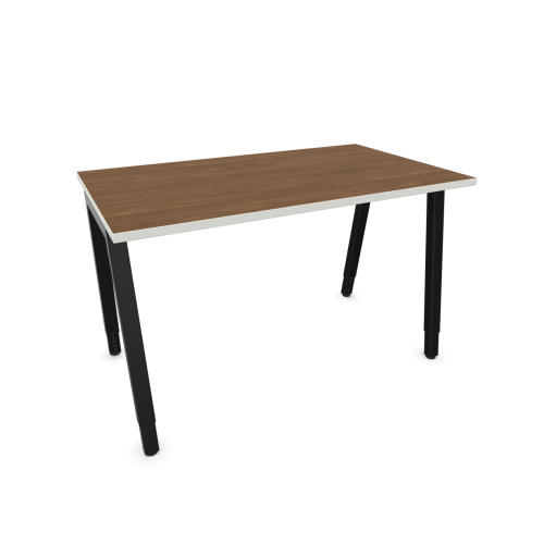 Работно бюро CS5040 A-leg, черна рамка, 1200x700x740 мм, ПДЧ 25 мм, орех Линкълн 1