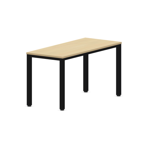 Работно бюро Easy Space с черен квадратен профил, 1400x600x740 мм, ПДЧ 25 мм,дъб Кайзерберг — Joya.bg 1