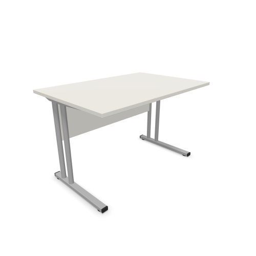 Работно бюро Easy Space със светлосив C профил, 1200x600x740 мм, ПДЧ 25 мм, светлосиво — Joya.bg 1