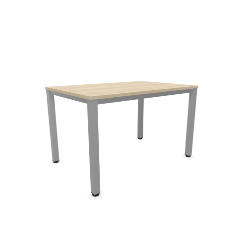 Работно бюро Easy Space със светлосив квадратен профил, 1200x800x740 мм, ПДЧ 25 мм, акация — Joya.bg 1