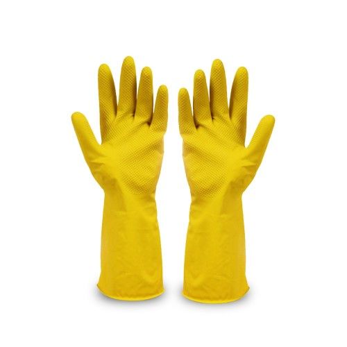 Ръкавици домакински латексови плътни 2 броя в пакет, размер XL — Joya.bg