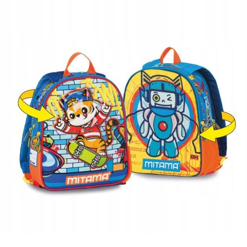 Раница за детска градина MITAMA Spinny UrbanSpace, 2 лица, 2 отделения 1