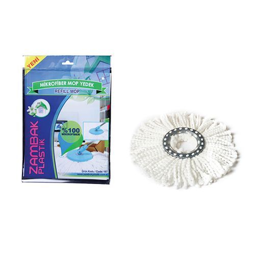 Резервен моп Zambak 187 за комплект 188 Turbolento, микрофибър 1