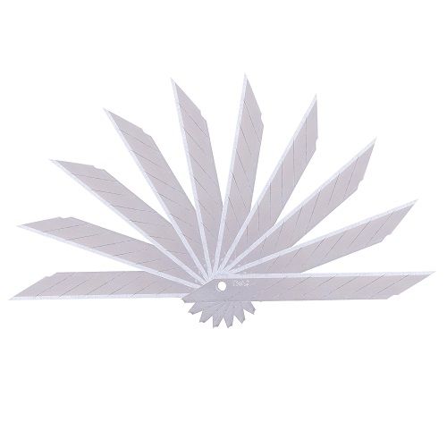 Резервни остриета Deli, E2015, за макетен нож, SK5, 30° острие, 70х9х0.4 мм, опаковка 10 бр. 1