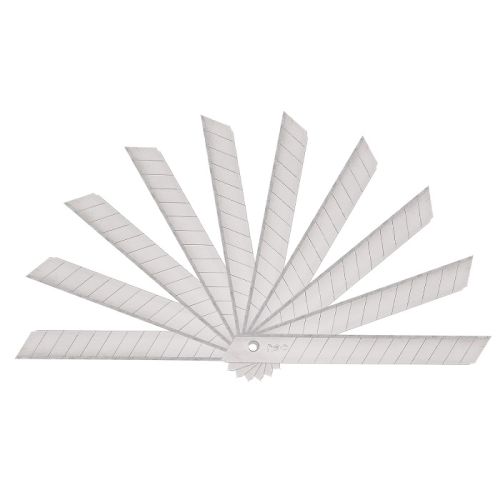 Резервни остриета Deli Pro, E2012, за макетен нож, SK5, 80x9x0.4 мм, опаковка 10 бр. — Joya.bg 1