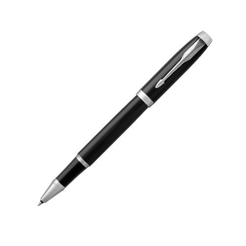 Ролер PARKER Royal IM Black CT, месингово тяло, хромиран клип, черен 1
