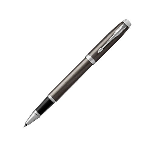 Ролер PARKER Royal IM Dark Espresso CT, месингово тяло, хромиран клип, черен 1