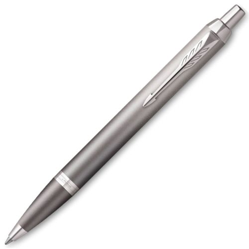 Ролер PARKER Royal IM Rituals Grey CT, стоманено тяло, хромиран клип, черен 1