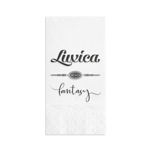 Салфетки Luxica Fantasy, бели, 33х33, 2 пласта, 40 бр. — Joya.bg 1