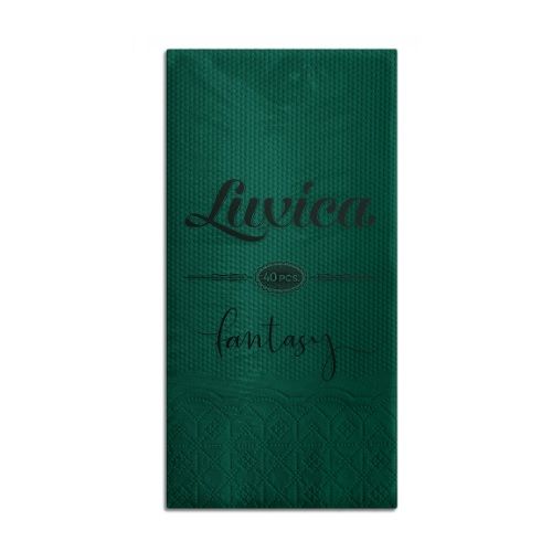 Салфетки Luxica Fantasy, зелени, 33х33х см, 2 пласта, 40 бр. — Joya.bg