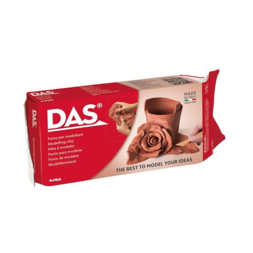 Самосъхнеща глина DAS Terracotta, 1 кг, кафява 1