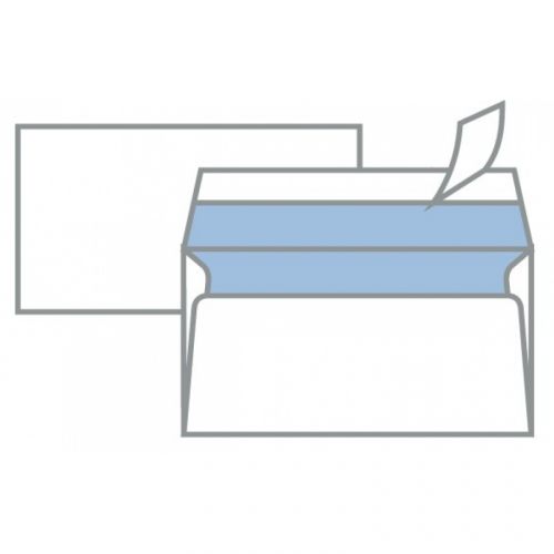 Самозалепващ плик ZRS, C5, 162х229 мм, залепване по дългата страна, 80 г, бял, 500 бр. — Joya.bg 1