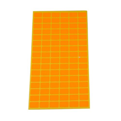 Самозалепващи eтикети Flex-Ko, за ръчно надписване, 12х18мм, оранжеви, 96 бр./л., 10л. — Joya.bg