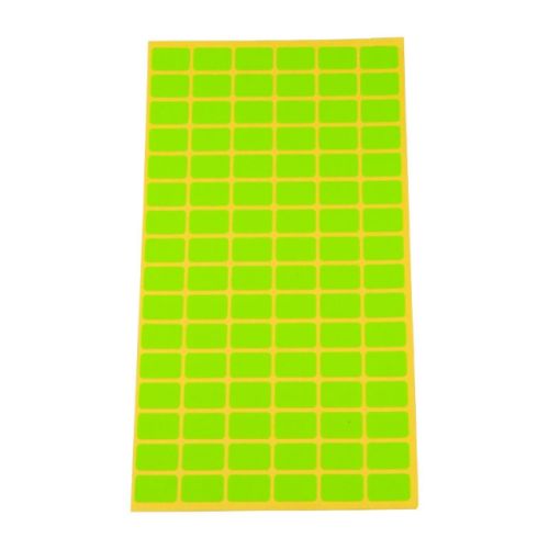 Самозалепващи eтикети Flex-Ko, за ръчно надписване, зелени, 12х18 мм, 96 бр./л., 10 л. — Joya.bg