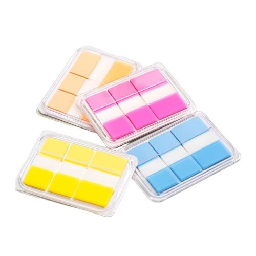 Самозалепващи индекси с диспенсър Deli Stick Up EA120, PVC, 38х18 мм - 2х20 л., 38х25 мм - 20 л. — Joya.bg 1