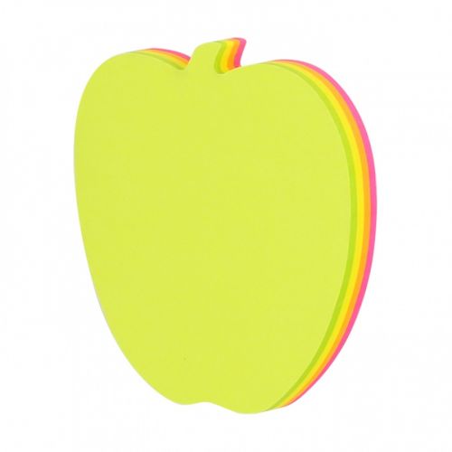 Самозалепващи листчета Deli Stick Up EA03202, 4х20 л., неонови, форма: сърце, ябълка, звезда, диалог — Joya.bg 1