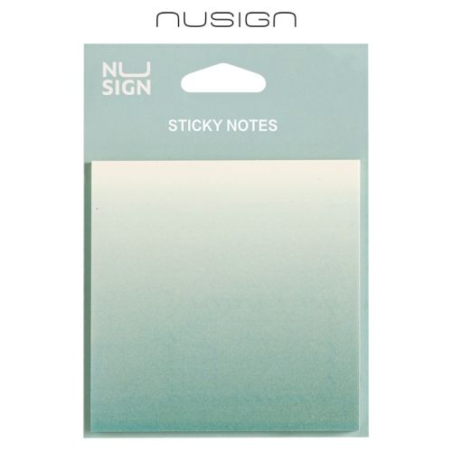 Самозалепващи листчета Nusign Sunshine Whisper ENS357-GR, 74х74 мм, 60 л., зелени 1