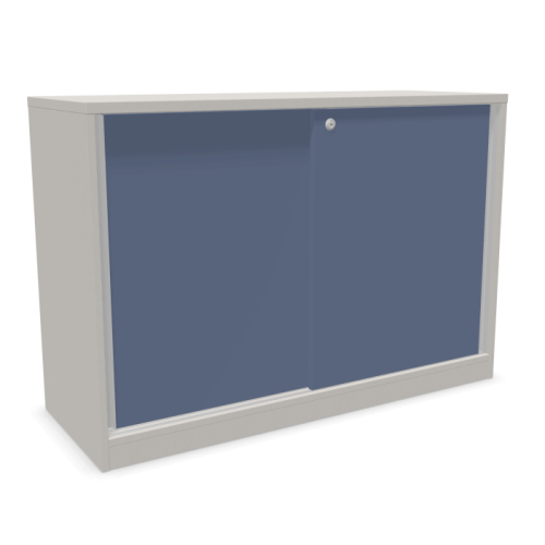 Шкаф Easy Space с плъзгащи се врати, 1200х445х725 мм, 1 рафт, корпус 25 мм/врати 18 мм, ПДЧ с MFC — Joya.bg 1