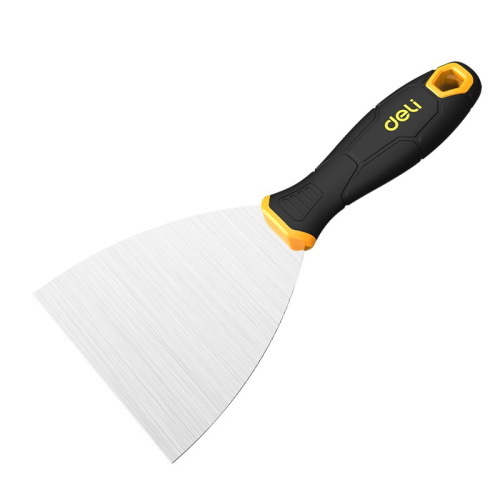 Шпатула Deli TOOLS EDL-HD4, 4&quot; / 100 х 12 мм, неръждаема стомана, жълта 1
