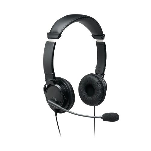 Слушалки с микрофон Kensington Classic K97601WW, Stereo, USB-A, кабел 1.8 м, черни 1