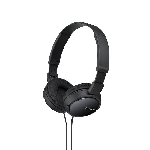 Слушалки Sony MDR-ZX110AP, с вграден микрофон, 3.5 мм жак (м), кабел 1.2 м, черни 1