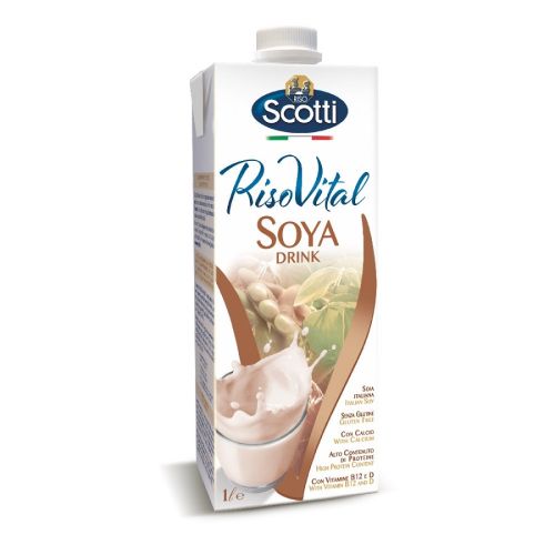 Соева напитка Riso Scotti BIO Vital SOYA, без лактоза, без глутен, 100% растителна, 1 л — Joya.bg