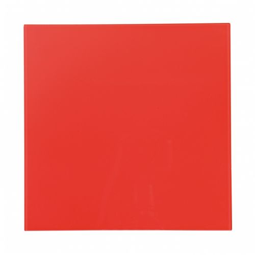 Стъклена магнитна дъска Bi-Office GLASS 480 х 480 мм, червена — Joya.bg 1
