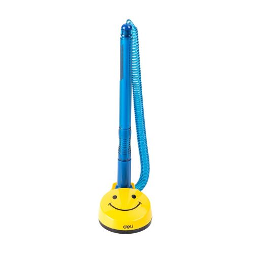 Стационарна химикалка Deli Daily EQ50-BL, с грип, 0.7 мм, синя — Joya.bg 1